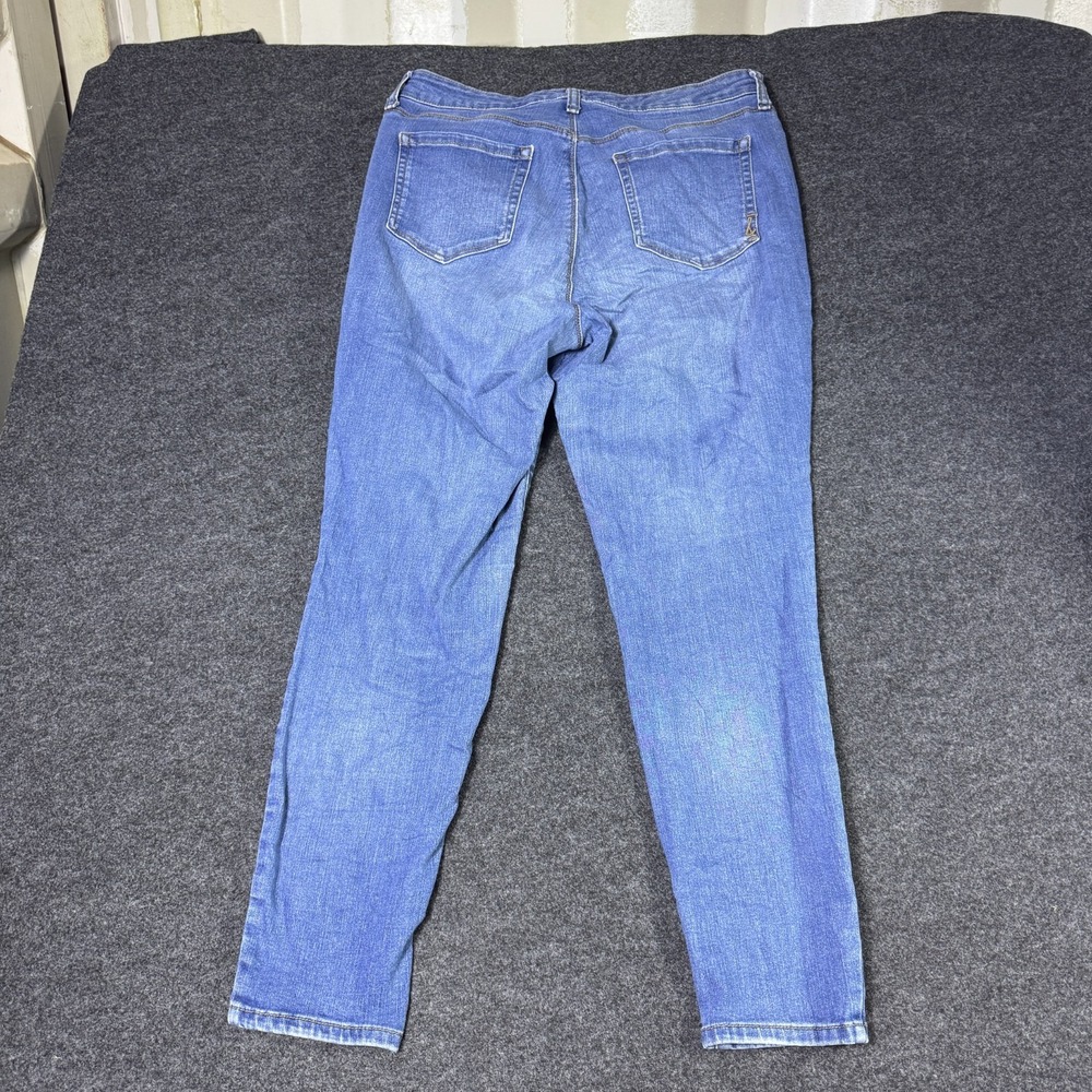 Style & Co Curvy Skinny Leg Jeans Womens 10 Blue Denim Stretch Medium Wash